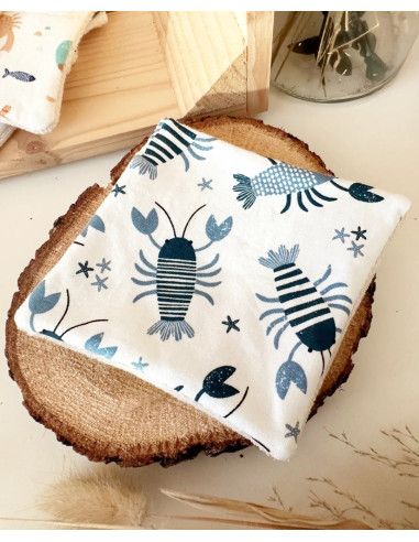 Cotons démaquillants bio Mix Coquillages et...