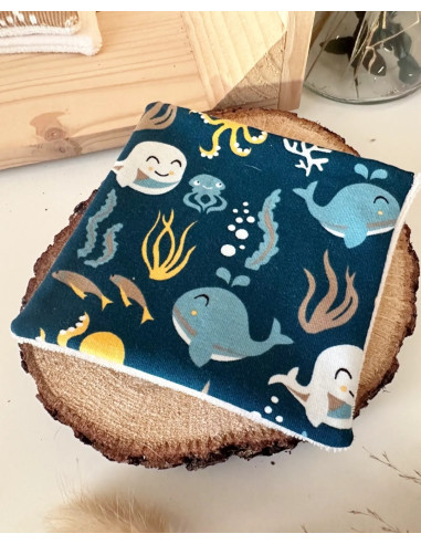 Cotons démaquillants bio Mix Coquillages et...