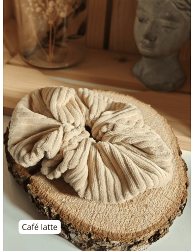 Chouchou en velours côtelé bio