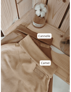 Pantalon évolutif bio - Uni camel 2