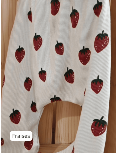 Legging évolutif bio - 12 motifs côtelés au choix -... 2