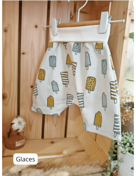 Short évolutif taille 1 & 2 - Motifs au choix