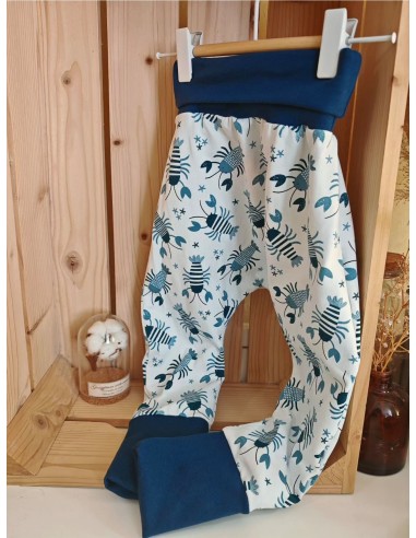 🔥🔥🔥Pantalon réversible & évolutif bio - Homard...
