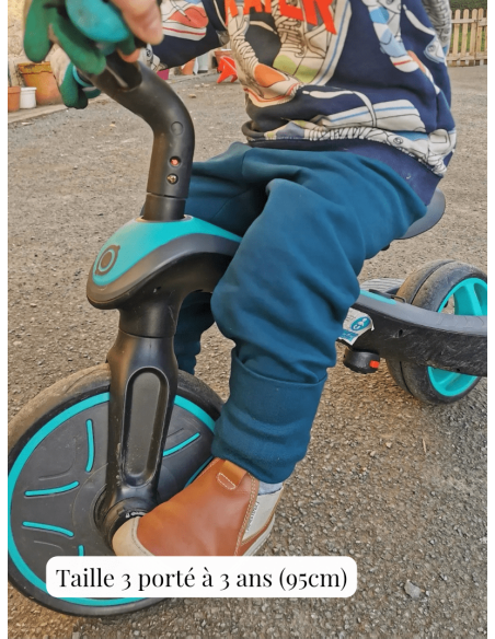 🔥🔥🔥Pantalon évolutif molletonné bio - 7 coloris au choix - Taille 3 (3-6 ans)