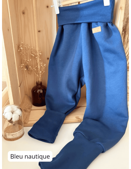 🔥🔥🔥Pantalon évolutif molletonné bio - 7 coloris au choix - Taille 3 (3-6 ans)