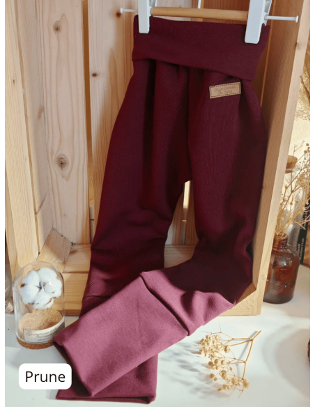 🔥🔥🔥Pantalon évolutif molletonné bio - 7 coloris au choix - Taille 3 (3-6 ans)