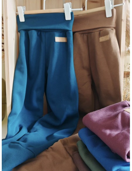 🔥🔥🔥Pantalon évolutif molletonné bio - 7 coloris au choix - Taille 3 (3-6 ans)