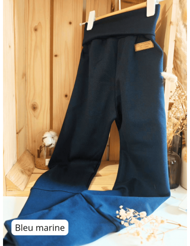 Legging évolutif bio - 9 couleurs côtelées ou...