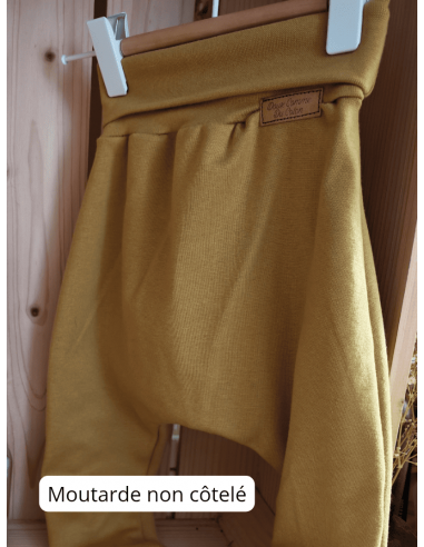 Legging évolutif bio - 9 couleurs côtelées ou...