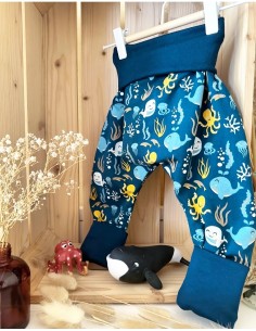 🔥🔥Pantalon réversible & évolutif bio - Marinière &... 2