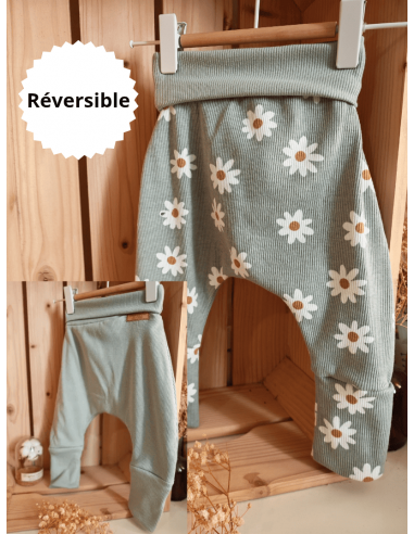🔥🔥Pantalon réversible & évolutif bio -...
