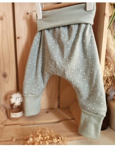 🔥🔥Pantalon réversible & évolutif bio - Pâquerettes & pois... 2