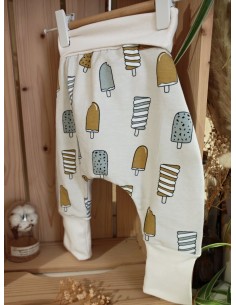 Pantalon évolutif bio - Glaces