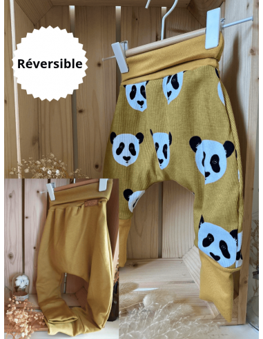 🔥🔥Pantalon réversible & évolutif bio - Pandas &...