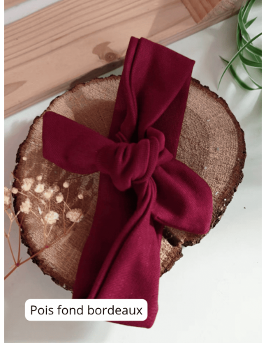 Bandeau bébé à nouer réglable 0-36 mois