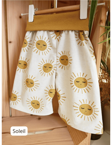 Short évolutif bio - taille 3 - Motif ou uni au...