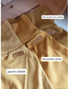 Legging évolutif bio - 13 coloris unis côtelées ou non -... 2