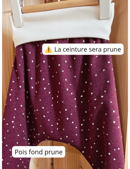 Short évolutif bio - taille 3 - Motif ou uni au choix