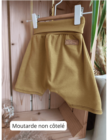 Short évolutif taille 1 & 2 - 10 coloris unis au choix