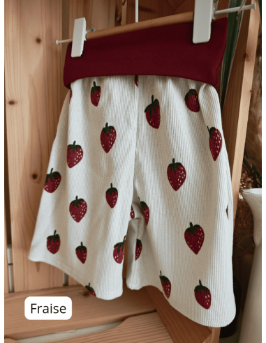 Short évolutif bio - taille 3 - Motif ou uni au...