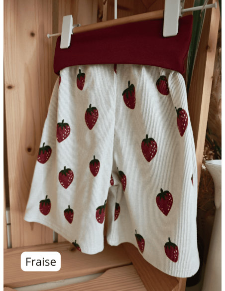 Short évolutif bio - taille 3 - Motif ou uni au choix