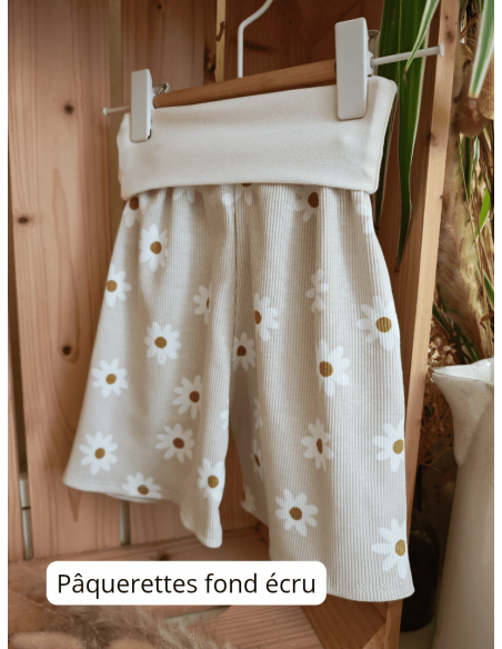 Short évolutif bio - taille 3 - Motif ou uni au choix