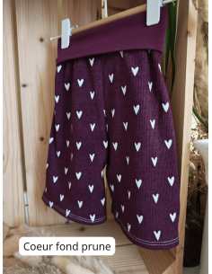 Short évolutif bio - taille 3 - Motif ou uni au choix 2