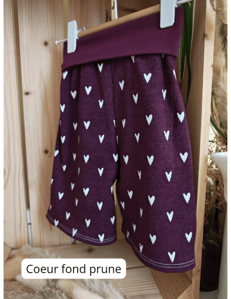 Short évolutif bio - taille 3 - Motif ou uni au choix