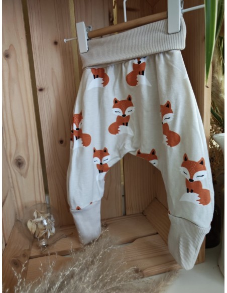 Pantalon évolutif bio - Renards