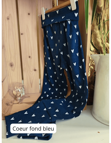 Legging évolutif bio - 14 motifs côtelés au...