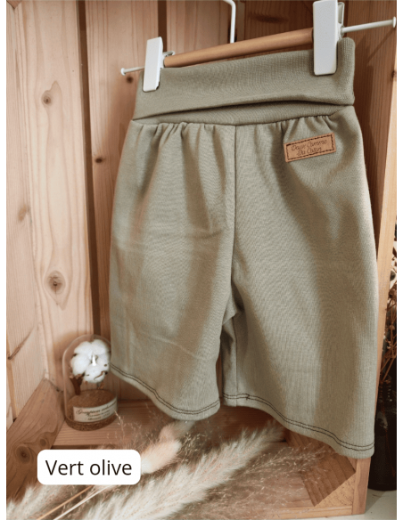 Short évolutif bio - taille 3 - Motif ou uni au choix