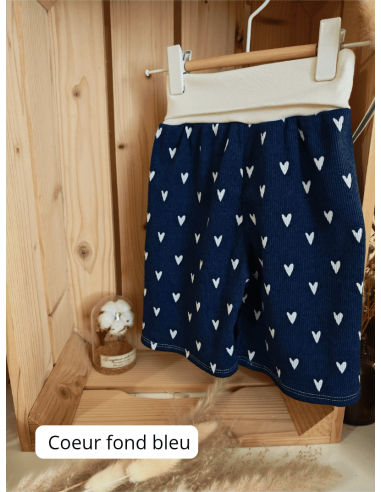 Short évolutif bio - taille 3 - Motif ou uni au...