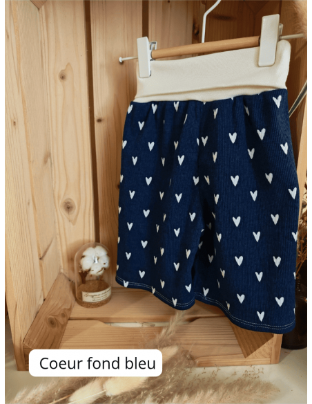 Short évolutif bio - taille 3 - Motif ou uni au choix