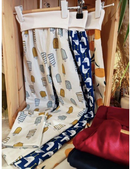 Legging évolutif bio - 19 motifs au choix - Taille 3 (3-6 ans)