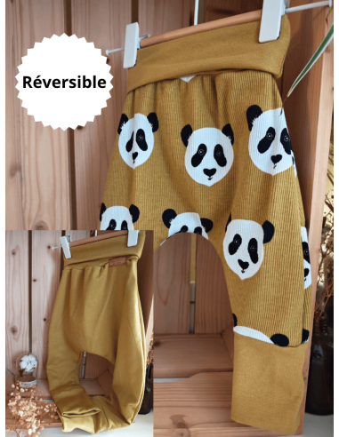 🔥🔥Pantalon réversible & évolutif bio - Pandas &...