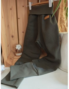 🔥🔥🔥Pantalon évolutif molletonné bio - 9 coloris au choix... 2