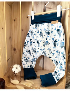 🔥🔥Pantalon réversible & évolutif bio - Planètes & Homard 2