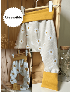 🔥🔥Pantalon réversible & évolutif bio - Soleil &...