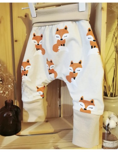 🔥🔥🔥Pantalon réversible & évolutif bio - Renard...
