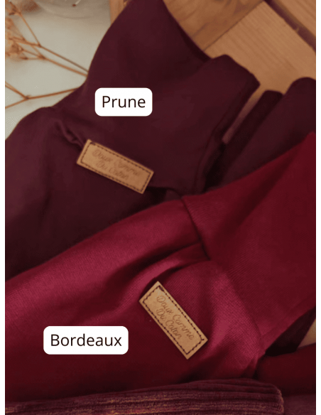 Bavoir réversible en coton biologique, plus de 30 motifs au choix