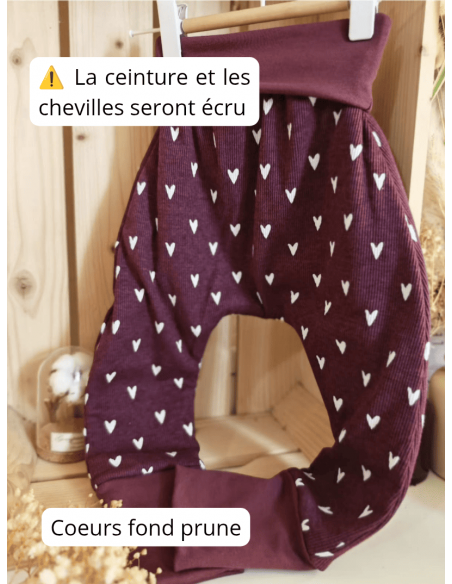🔥🔥Pantalon réversible & évolutifs - Une face écru & une face à motifs au choix