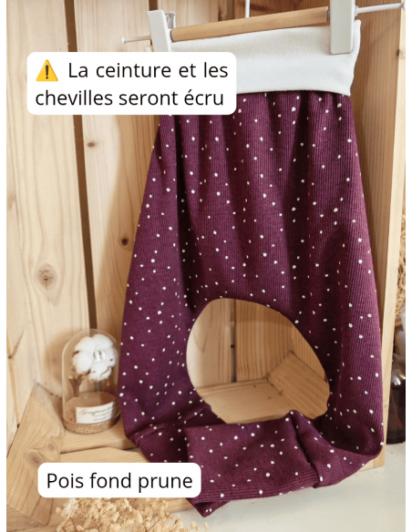🔥🔥Pantalon réversible & évolutifs - Une face écru & une face à motifs au choix