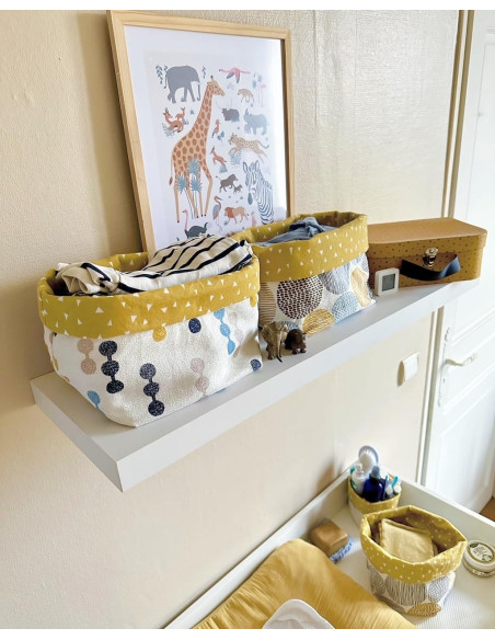 Panier de rangement bio - 3 tailles au choix