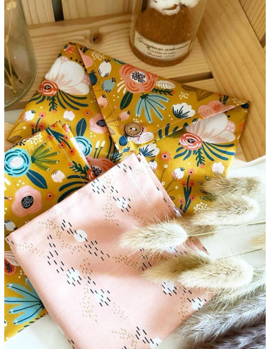 Lot de 10 mouchoirs bio - ancienne collection