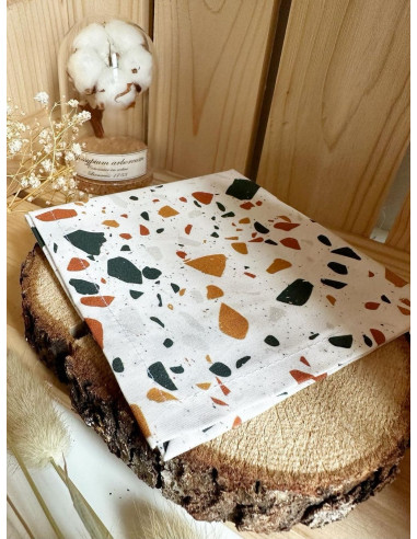 Lot de 4 mouchoirs en tissu bio