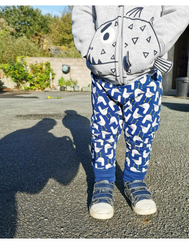 🔥🔥🔥Pantalon réversible & évolutif bio - Mouette...